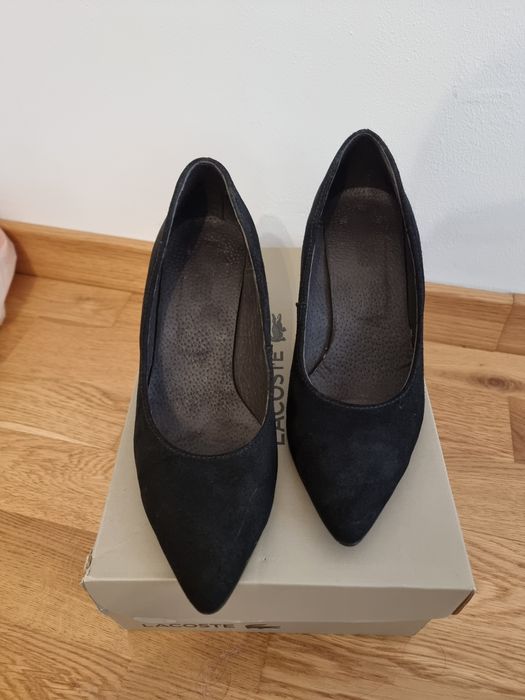Pantofi piele negri