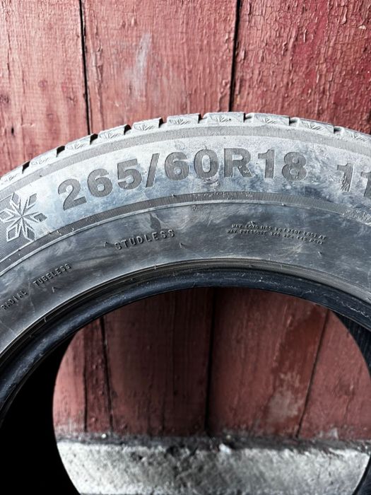 Продам комплект б/у зимней резины 18’’