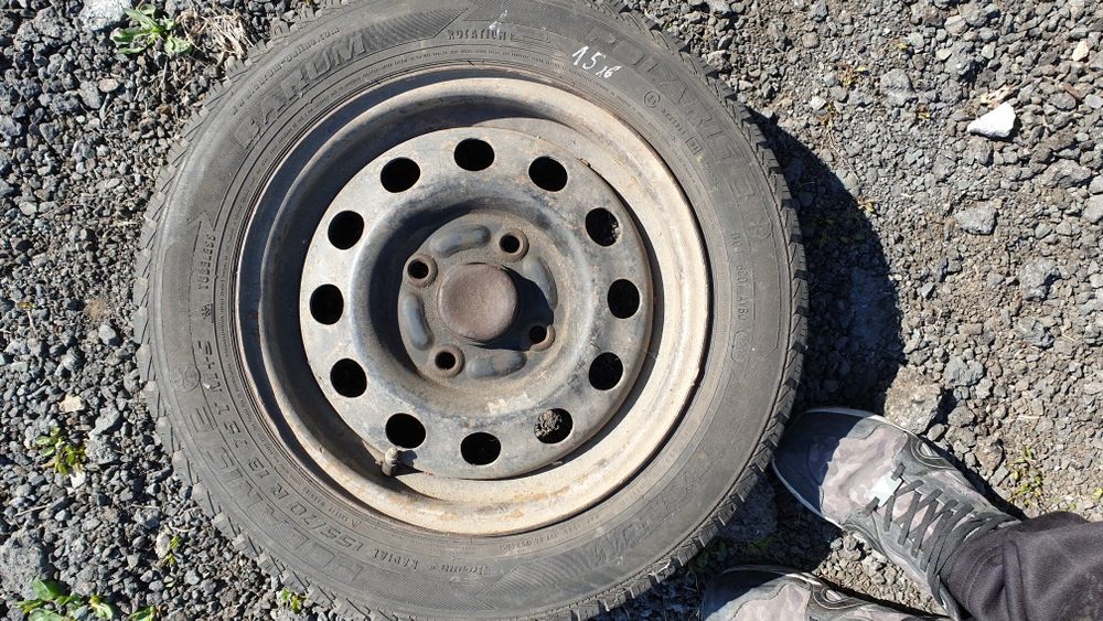 Джанта 4х108 с гума 155 70 13