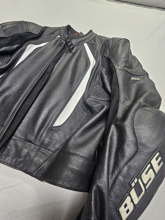 Geaca moto din piele BUSE XL