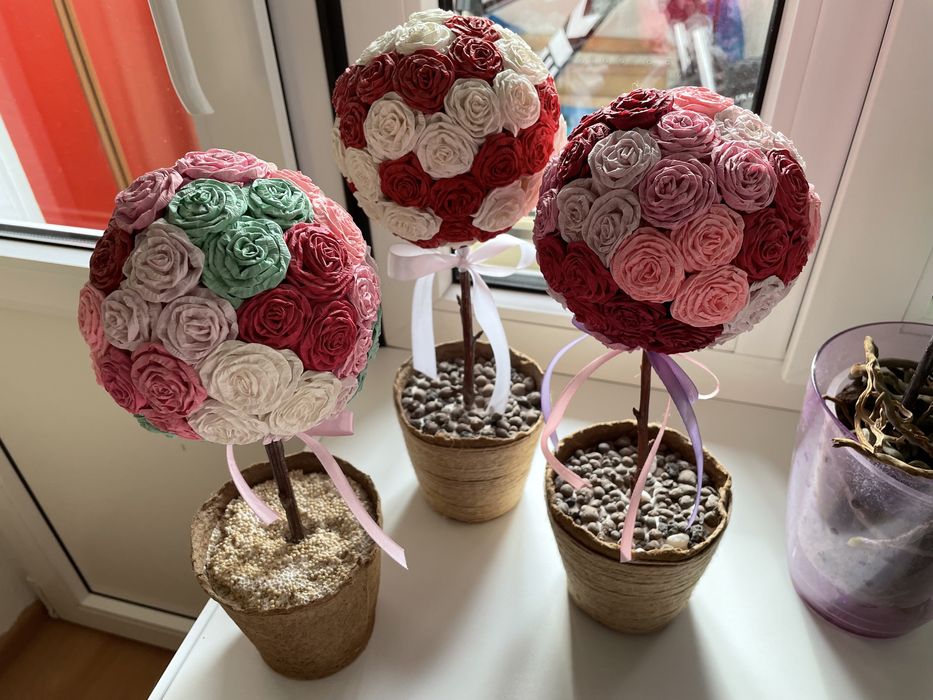 Цветы ручной работы