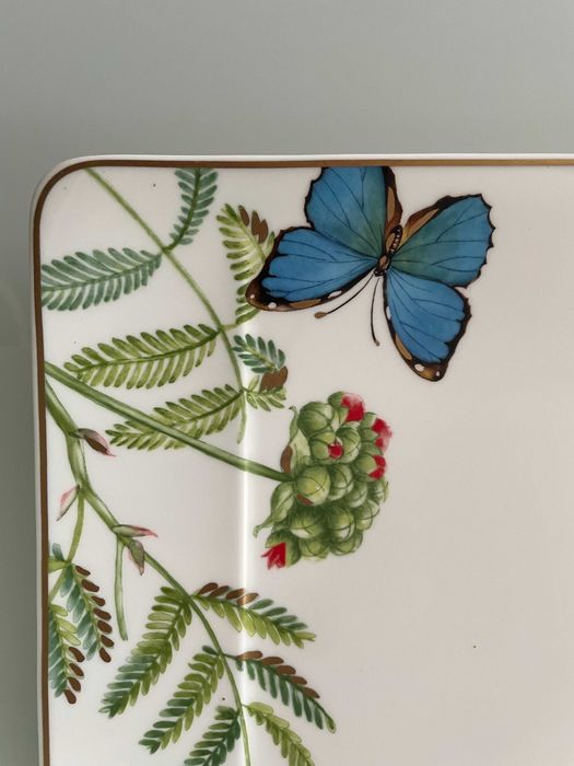 superb set rar pictat manual Villeroy&Boch Amazonia vesela 6 persoane