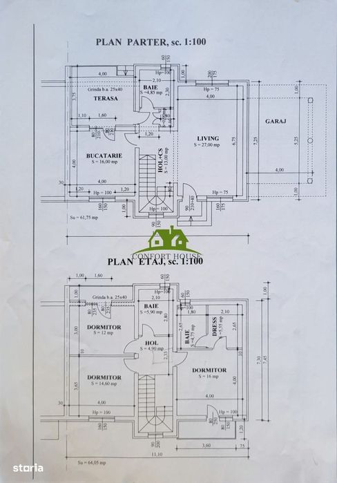 Casa noua P+E zona Lespezi-Goranu la 2,5km min de oras