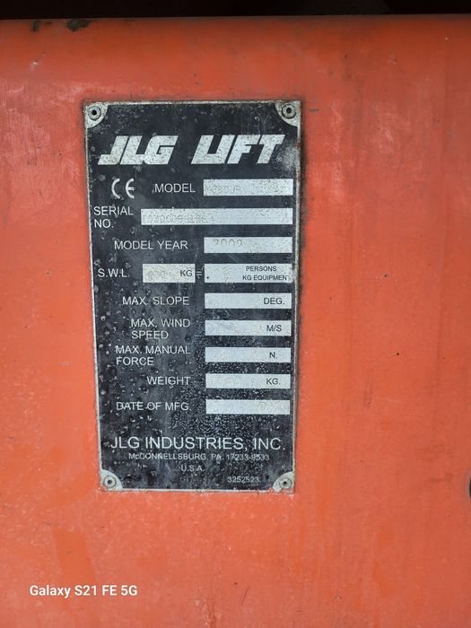 Vand nacela articulata 21 m