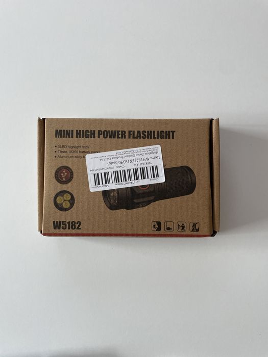 Лед фенер 3,7v 1200mAH Type C
