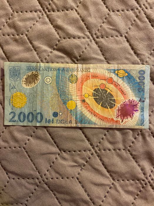 Bancnota 2000 lei vechi