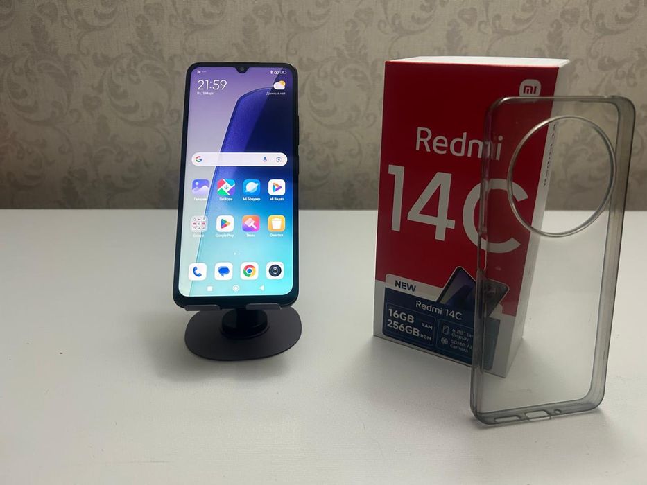 Телефон Xiaomi Redmi 14c.