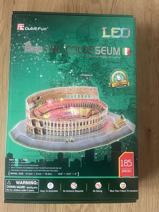 3Д Лед пъзел Колизеум