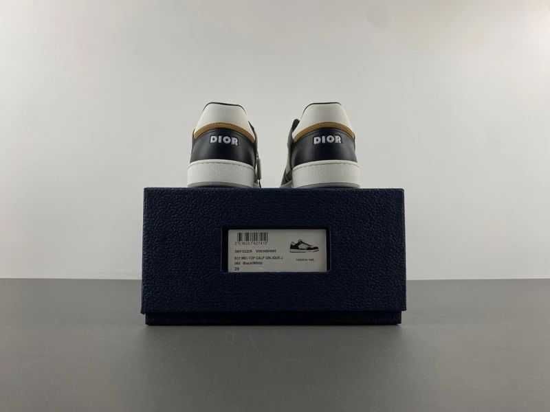 Dior B27 Low Black White Beige Oblique Galaxy