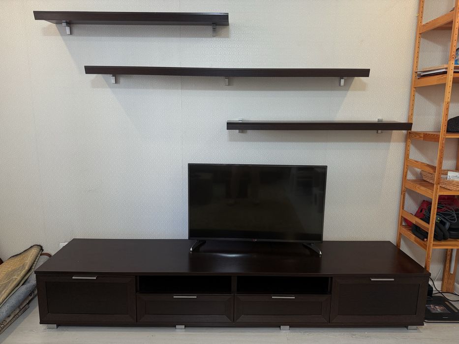 Тумба под ТВ, цвет венге