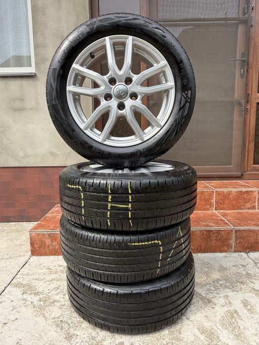 Jante 5x112 audi, skoda, vw , seat 205/55/16 anvelope vara 2023