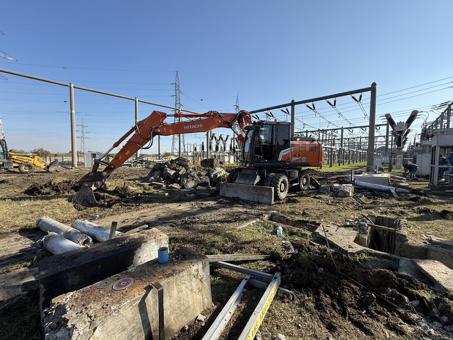 Lucrări de terasamente, săpături, demolări