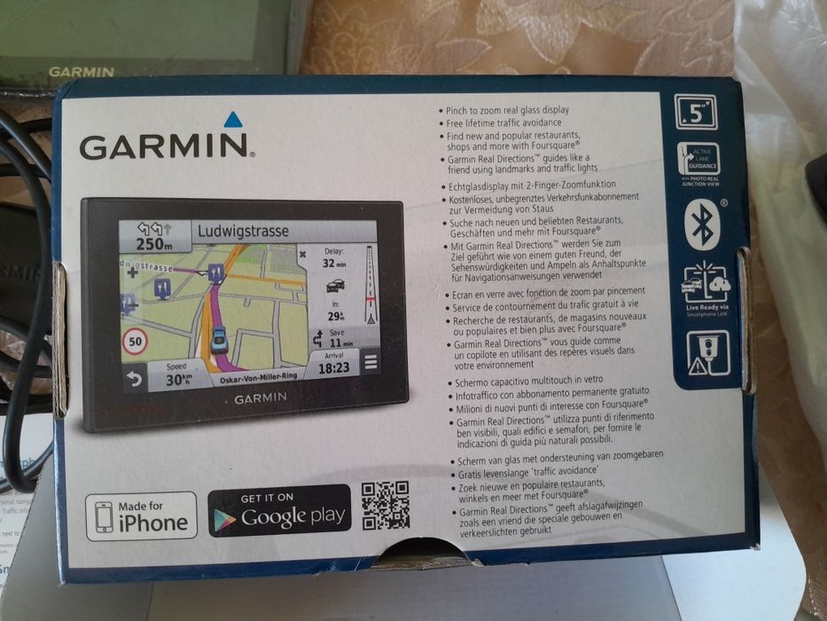 Gps Garmin навигация чисто  нова,  пълен  комплект