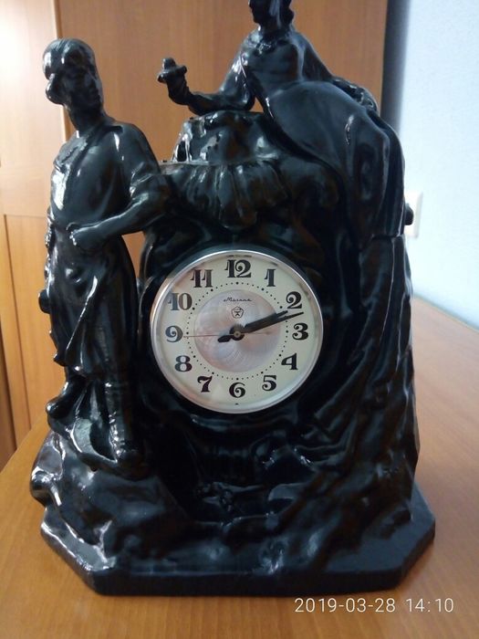 Каминные часы Касли