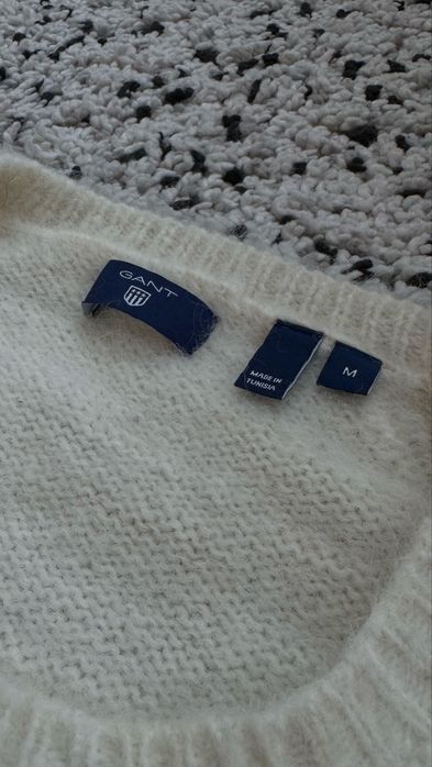 Нов дамски вълнен пуловер Gant размер XL