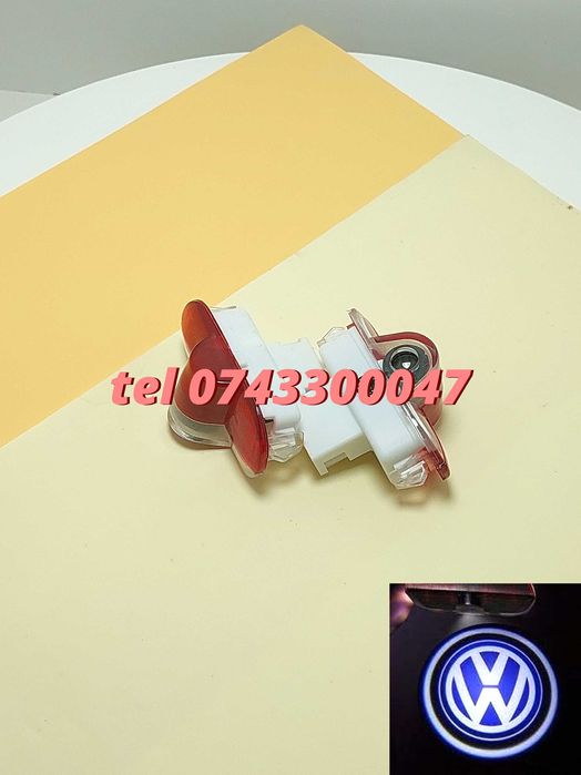 Proiectoare Holograma Led Logo Dedicate Vw Golf 4 Bora Touran Polo