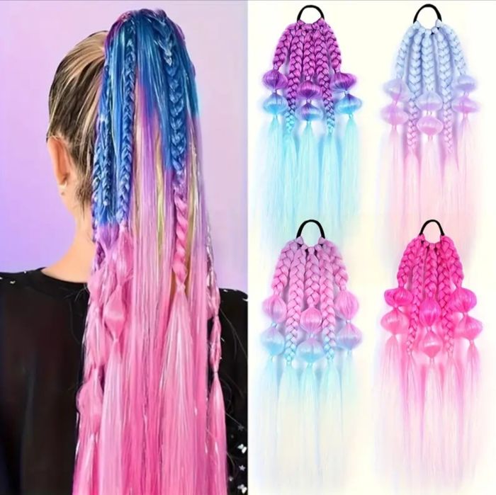 2 косички на резиночке за 3000