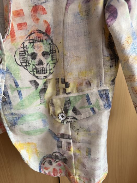 Дамско сако с ефектен десен