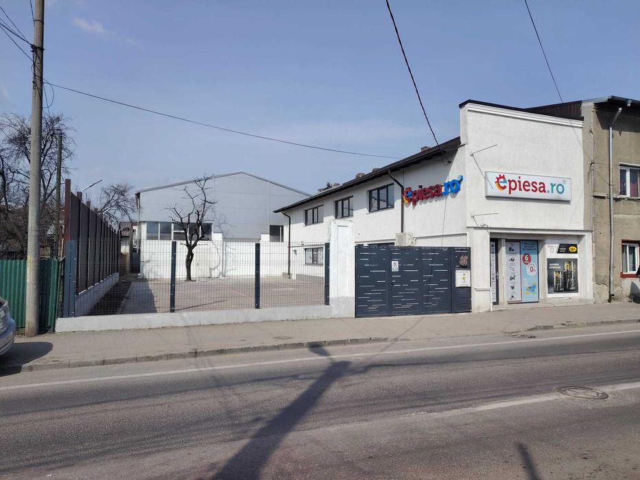 Inchiriez hala si spatiu comercial