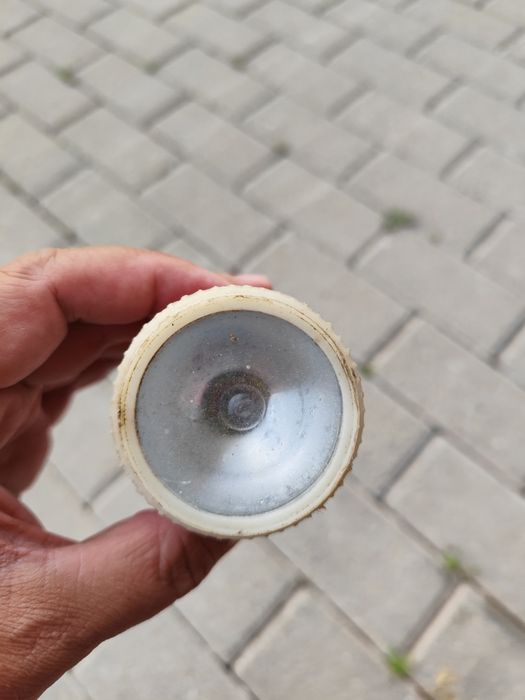 Ретро фенерче от соца с батерия който се зарежда в ток 220 v