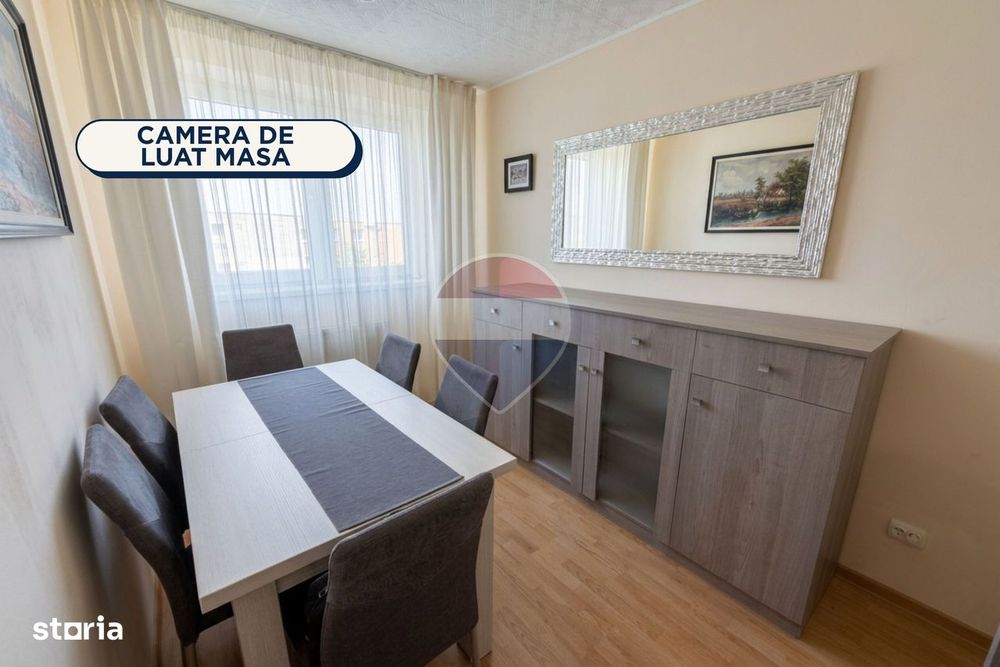Apartament 3 camere mobilat și utilat cu loc de parcare | Comision 0%