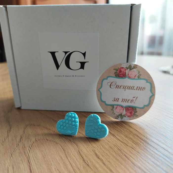 Обеци от полимерна глина