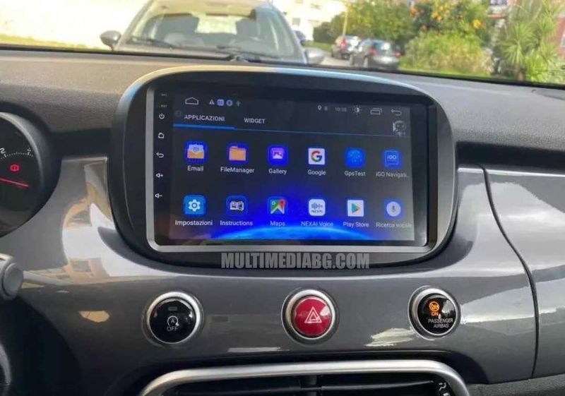 Fiat 500X 2014 - 2020 Мултимедия Навигация Android
