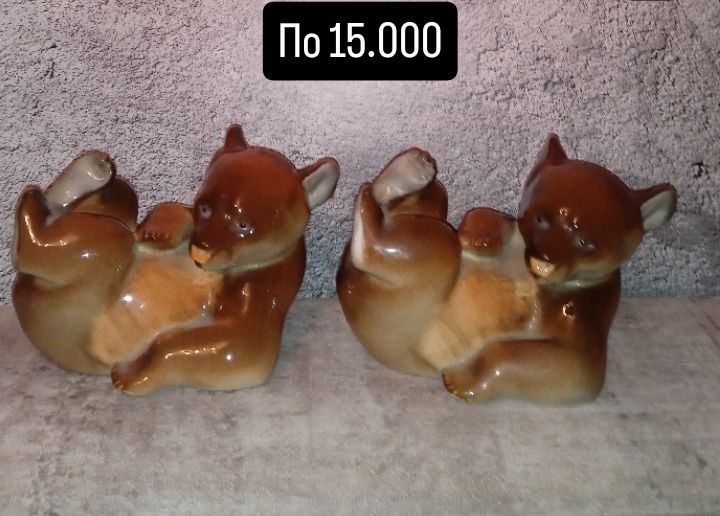 Фарфоровые статуэтки старая гжель и тд