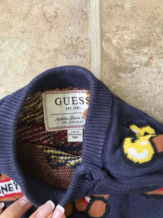 Бебешки детски пуловер Guess