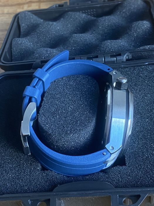 Seiko Mod Watch VK64 Quartz Blue Sport Dial