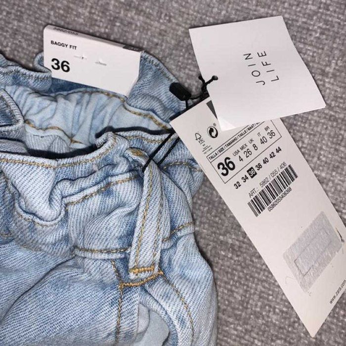 Ново дамско дънки ZARA Baggy Fit