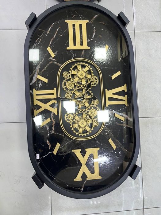 Ретро-часы, шестерня, складной журнальный столик, металлическая мебель