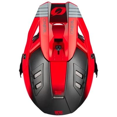 Ендуро каска O'NEAL EX-SRS HITCH Black Grey Red V.24