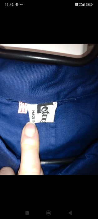 Salopeta lucru Bumbac cu șnur in talie Lotus Unisex