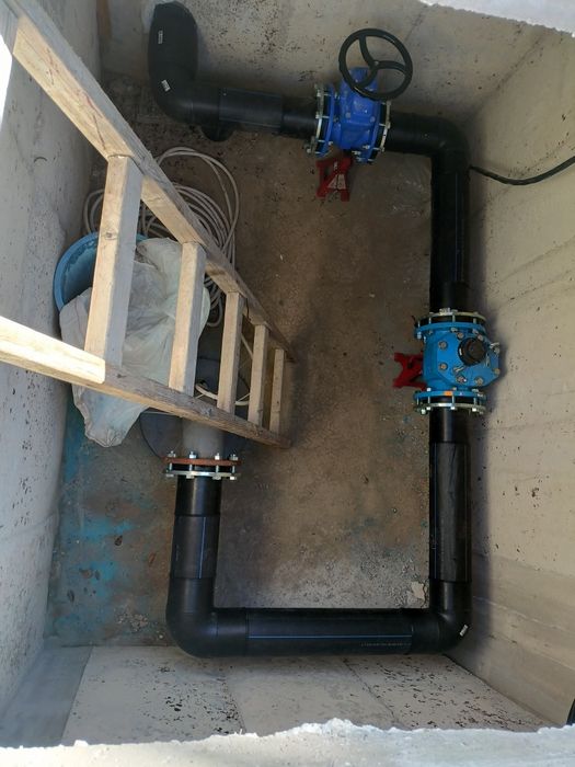 Челно и електродифузионно заваряване на PE/HDPE тръби.