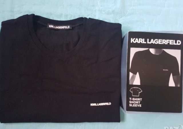 Тениска KARL LAGERFELD. Оригинална, размер L. НОВА!