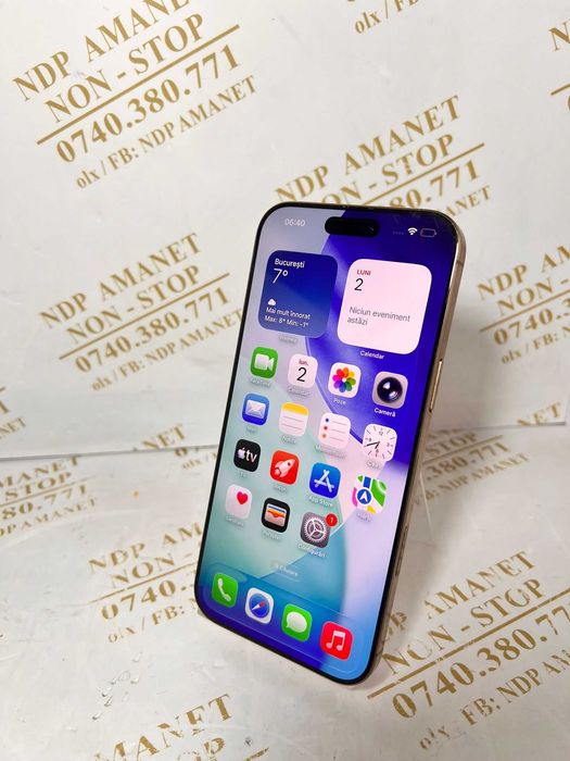 NDP Amanet Calea Mosilor 298   Iphone 16 Pro Max    (48519)