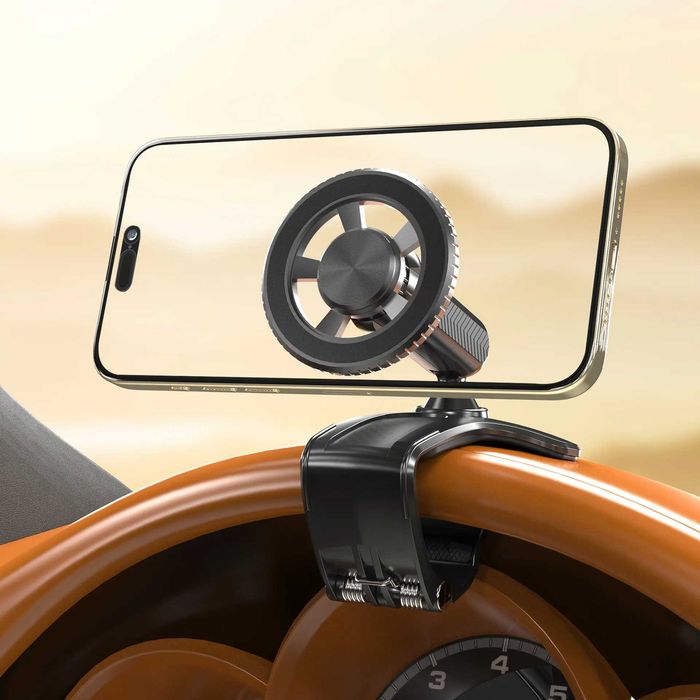 Suport Auto Magnetic pentru Telefon – Rotire 360° și Prindere Puternică