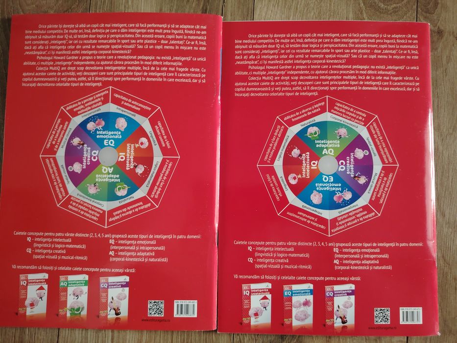 Manuale& caiete cl pregatitoare si caiete Inteligenta emoțională&adapt