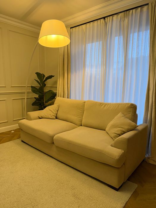 Canapea 3 locuri din stofa Jalouse Maison