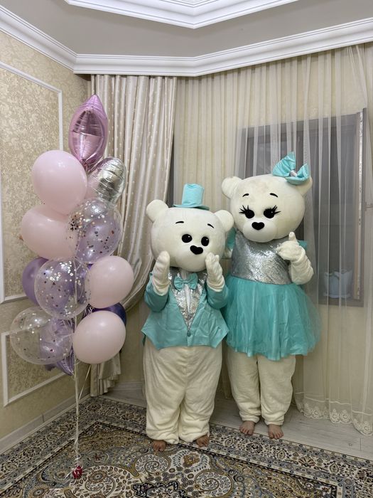 Росткукла мишки белые шымкент