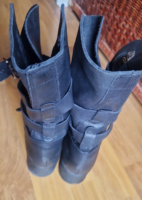 Зимни ботуши от ест.кожа