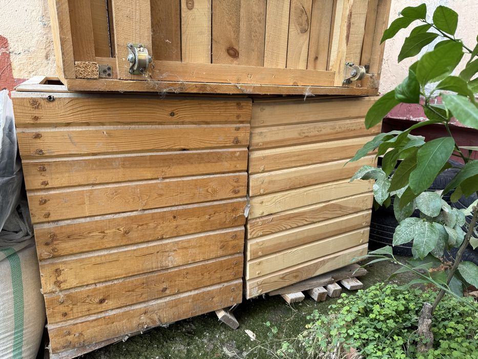 Кашпо из дерево (сосна+лиственница)