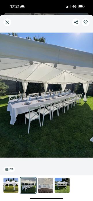 Шатёр стол стулья пасуда оформление