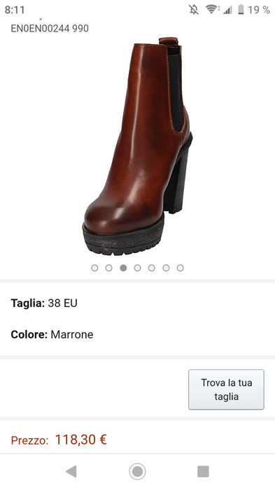Botine de piele 38 (TOMMY HILFIGER)