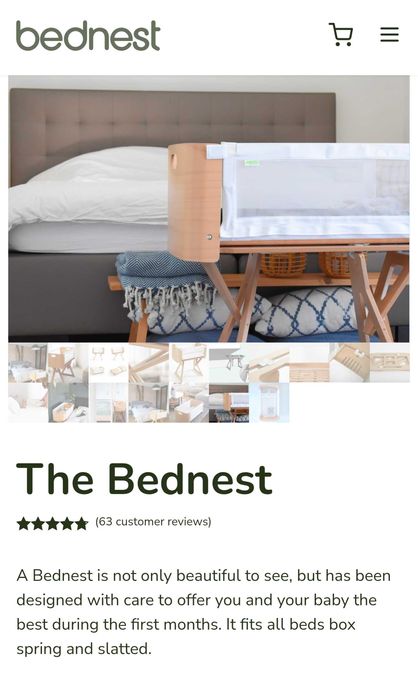 Bed nest легло за бебе