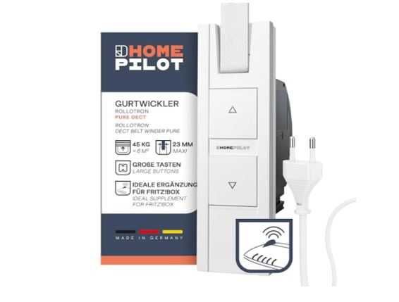 HOMEPILOT RolloTron pure DECT Gurtwickler – electric pentru rulouri