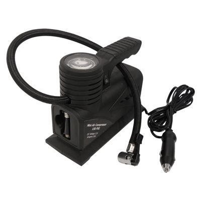 Compresor auto Carpoint 12V 10A 150PSI cu manometru si cablu de 2m