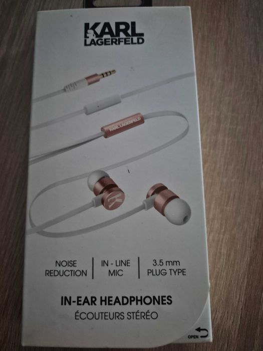 Karl Lagerfeld Wire слушалки със силиконов накрайник