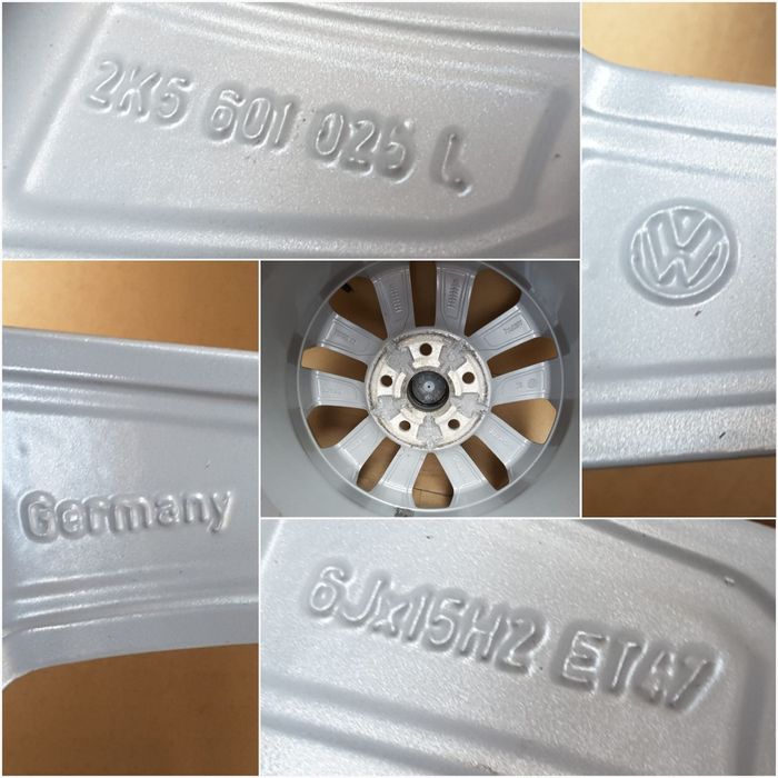 jante aliaj 15; 5x112; originale Vw Caddy, Golf 6, Golf 7